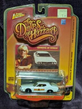 Johnny Lightning Dukes Of Hazzard R5 CARNIVAL OF THRILLS 69 Ford Torino#4 NIB